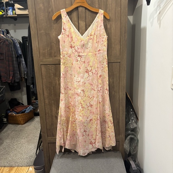 Tribal midi dress Y2K Floral V-Neck sleeveless fairy - Picture 2 of 12